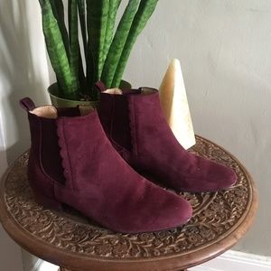 Banana Republic Maroon Chelsea Boots